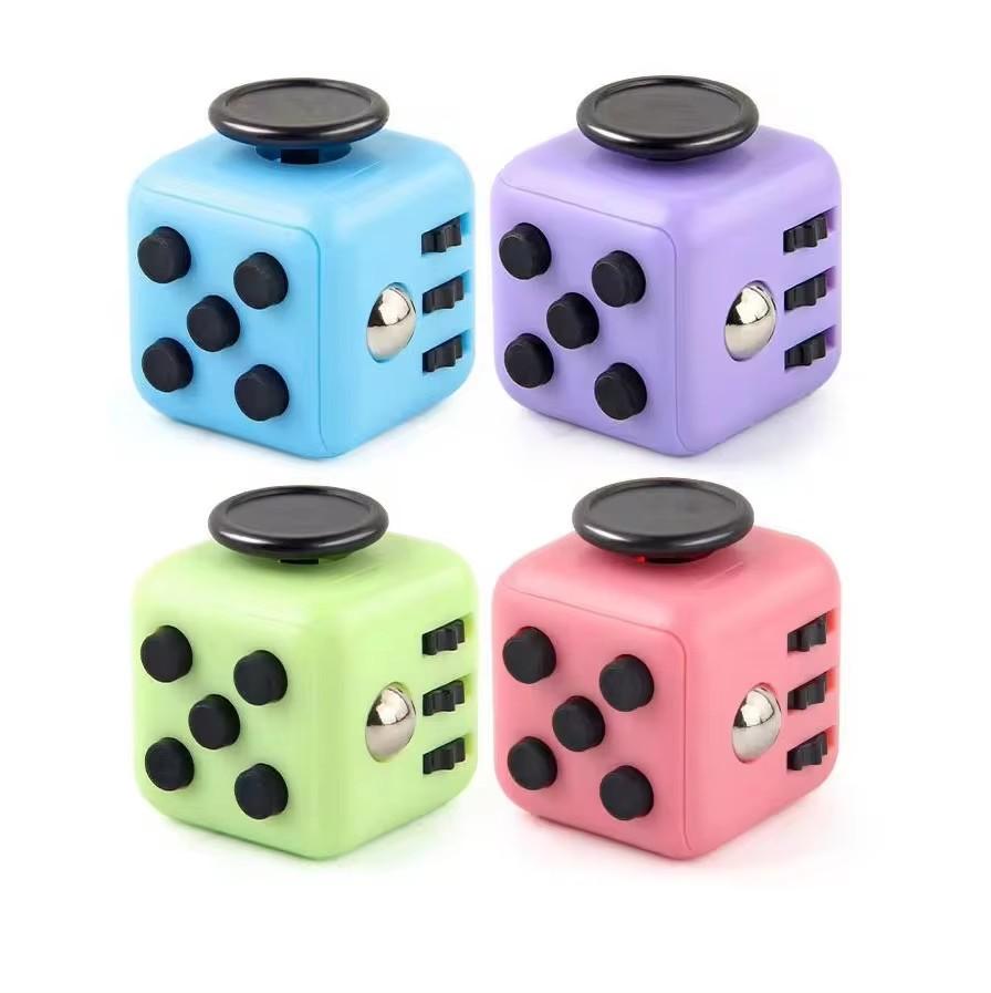 Fidget Cube Antistress Hand Spinner Decompression Toy For Autism Adhd Anxiety Sensory Toys For Kids Adults Stress Relief Toys