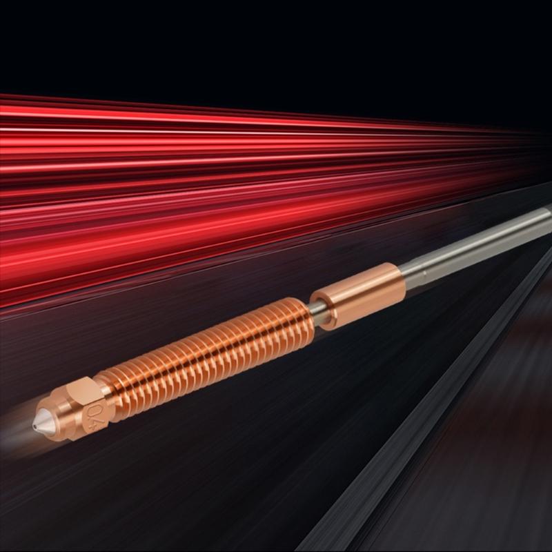 High Performances Nozzle Set for K2 Plus 3D Printers Includes 0.4mm 0.6mm 0.8mm 1.0mm Hardened Steel Nozzles for Enhanceds Durability and Precisions