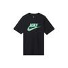 Nike T Shirts Men's Black Crew Neck Moderate Straight Fit FB9820-010