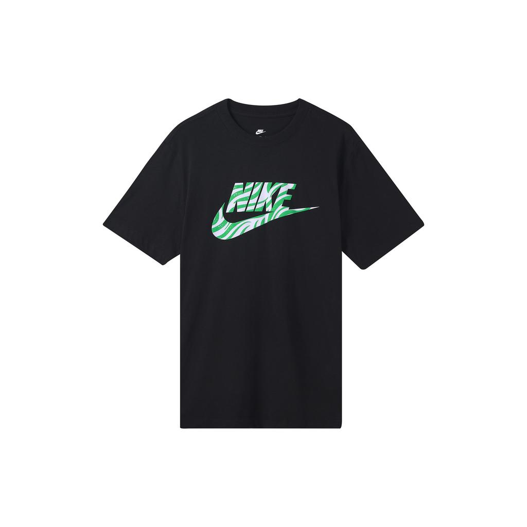 Nike T Shirts Men's Black Crew Neck Moderate Straight Fit FB9820-010