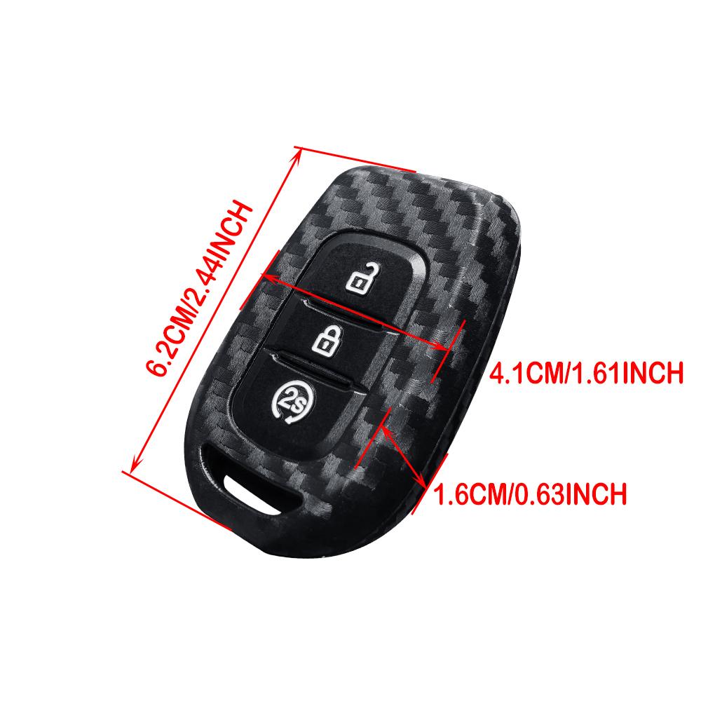 Pro Renault Clio 5 Logan Stepway TWingo SS2 Talisman Duster Pro Dacia Logan Silikonové pouzdro na klíč od auta Obal na klíč Dálkový chránič