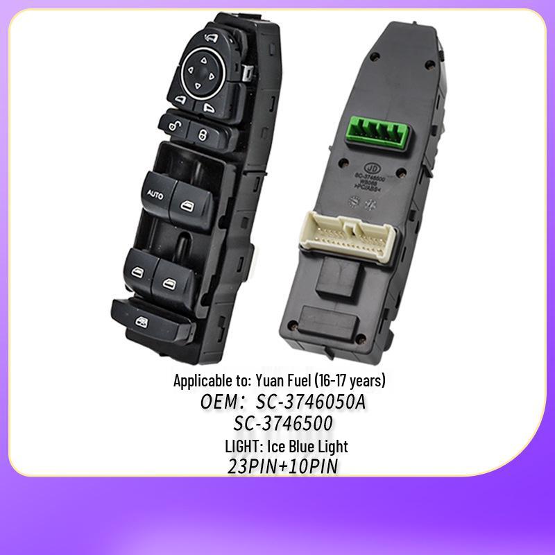 SC-3746050A: Left Front Power Window Switch for BYD Yuan Model SC-3746500