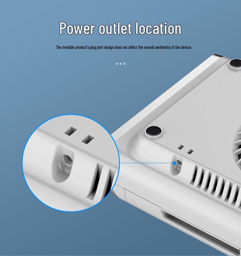 LCD Touchscreen 80W Rechargeable Nail Dust Collector with 4500RPM Fan Speed