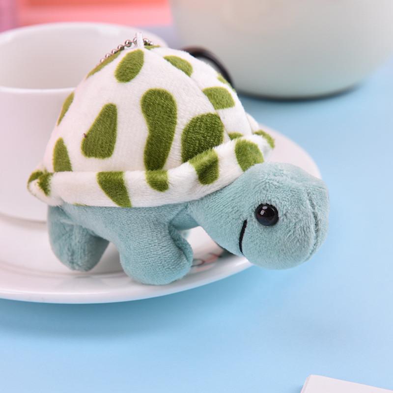 Adorable Plush Turtle Keychain Soft Stuffed Animal Bag Charm Cute Gift