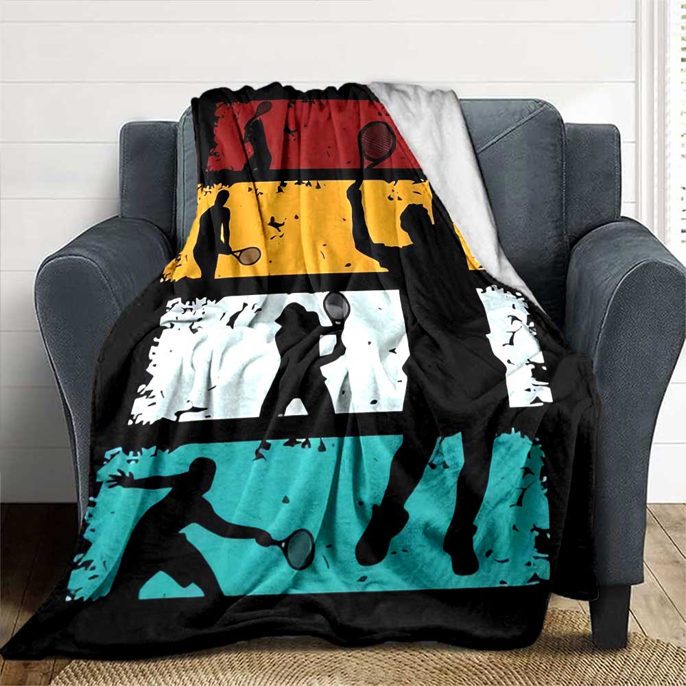 Sport Passion Poster Blanket Blanket Versatile for Couch Sofa Couch Office Bed Picnics Modern Style Gift for Travel, Home, Birthdays Y12