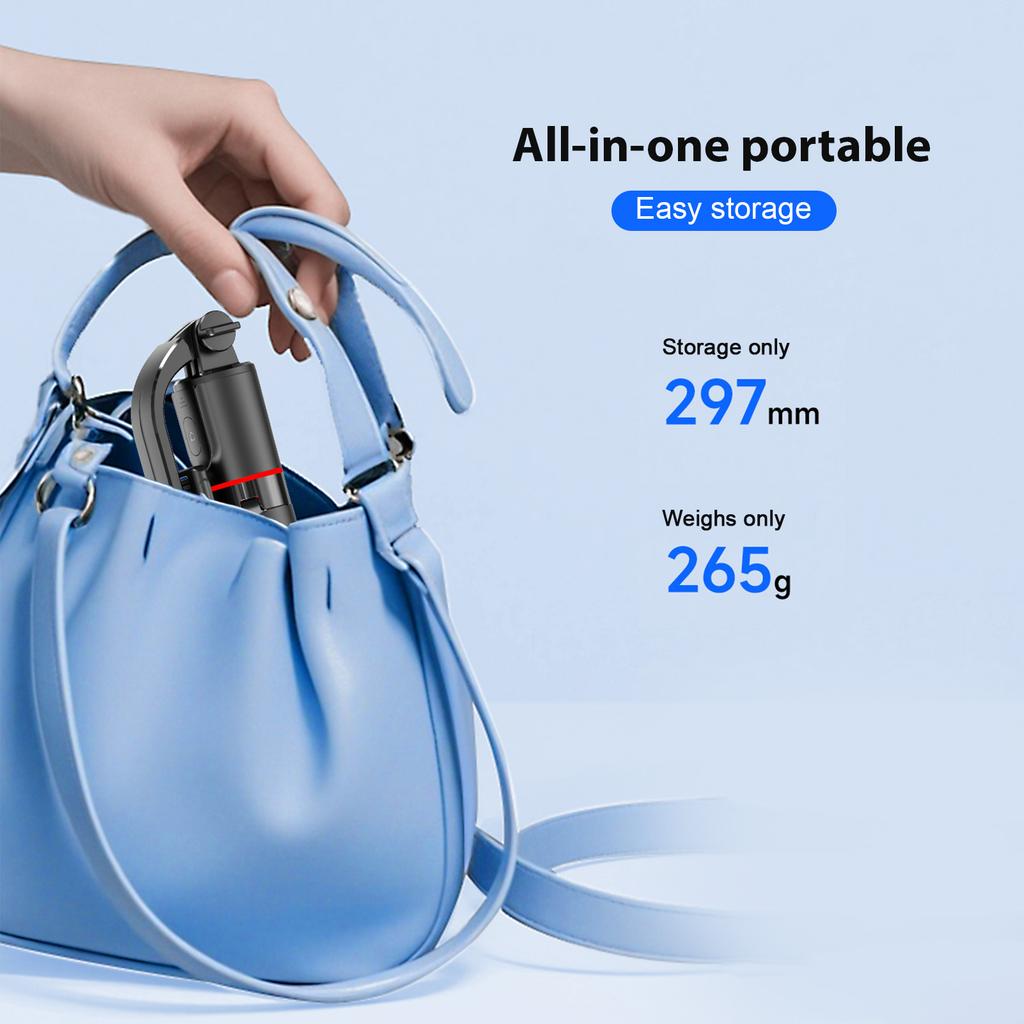 Portable Selfie Stick Tripod 67.6 Inch Extendable Phone Tripod Stand for Video Recording Live Strming Group Photos with Detachable Phone Clip Remote S