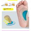 1Pair Arch Support Orthotic Insoles Flat Feet Corrector Transparent Shoe Cushion For Men Women