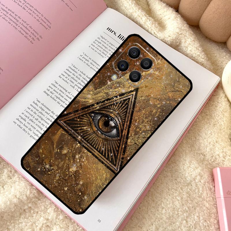 Illuminati Eye Occult Pyramid Case For Samsung Galaxy M11 M12 M13 M14 M15 M06 M16 M36 M56 M31 M53 M32 M52 M35 M55 M34 M54