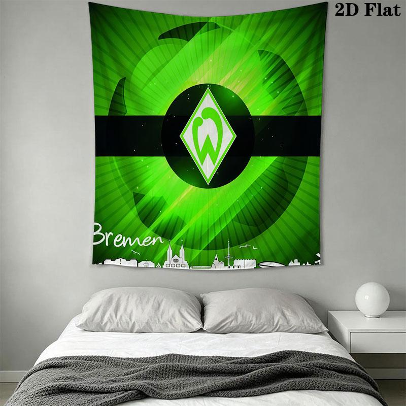 SV Werder Bremen Wandbehang Bedruckte Stoffdecke Dekorative Wandteppiche für Schlafzimmer Wohnzimmer Heimdekoration