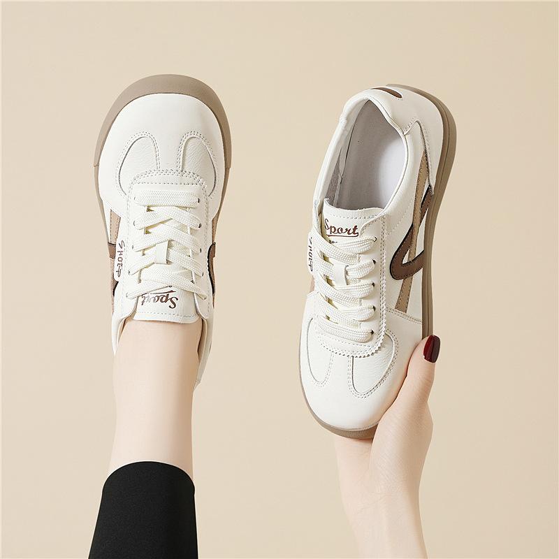 Casual shoes retro German training shoes women's shoes spring new fashion versatile flat-soled single shoes casual sports board shoes