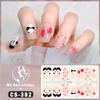 CS No-bake Gel Nail Polish Film Waterproof Full Sticker Chinese Style Panda Manicure Sticker Nail Sticker