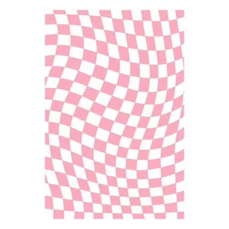 Modern Pink Living Room Carpet Ins Plaid Plush Soft Girls Bedroom Carpets Fashion Large Area Cloakroom Decorative Rug