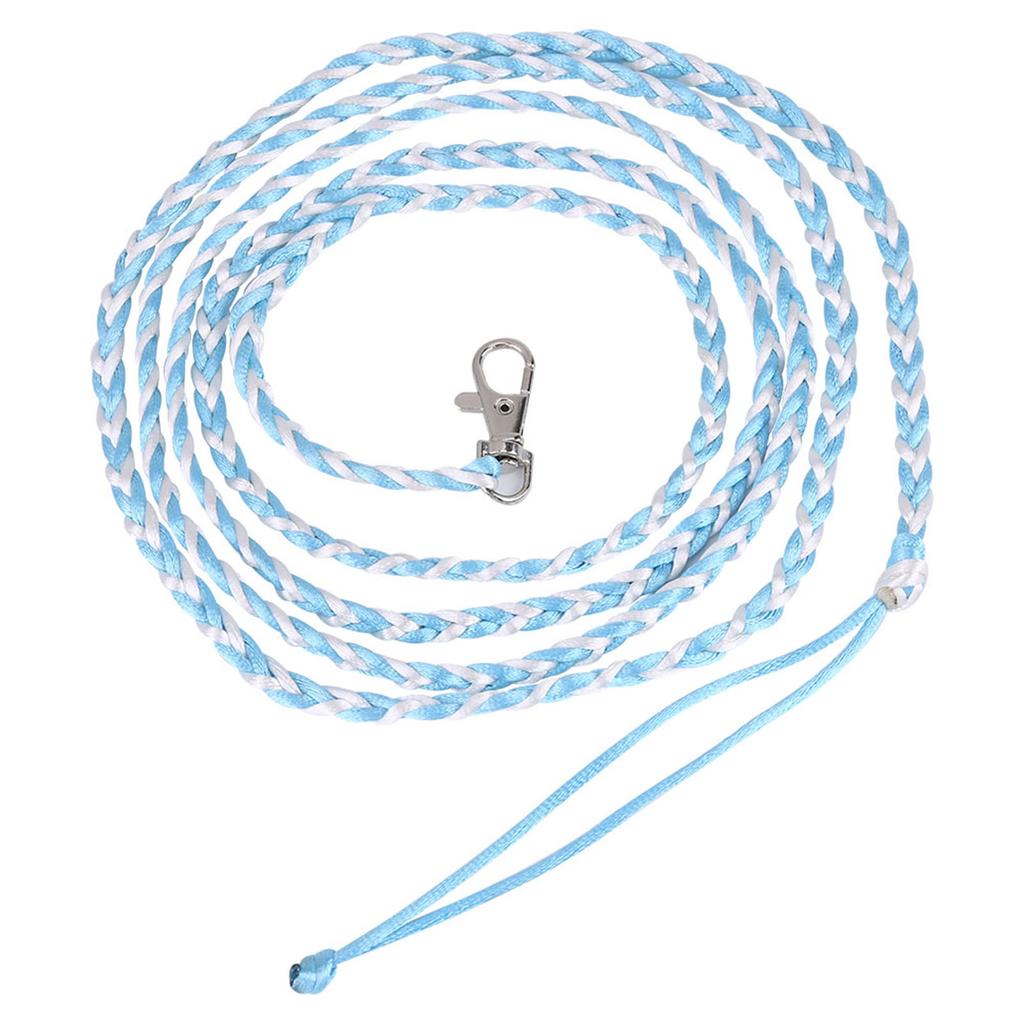 Small Pet Harness Cartoon Vest Clothes with Leash (Light Blue)