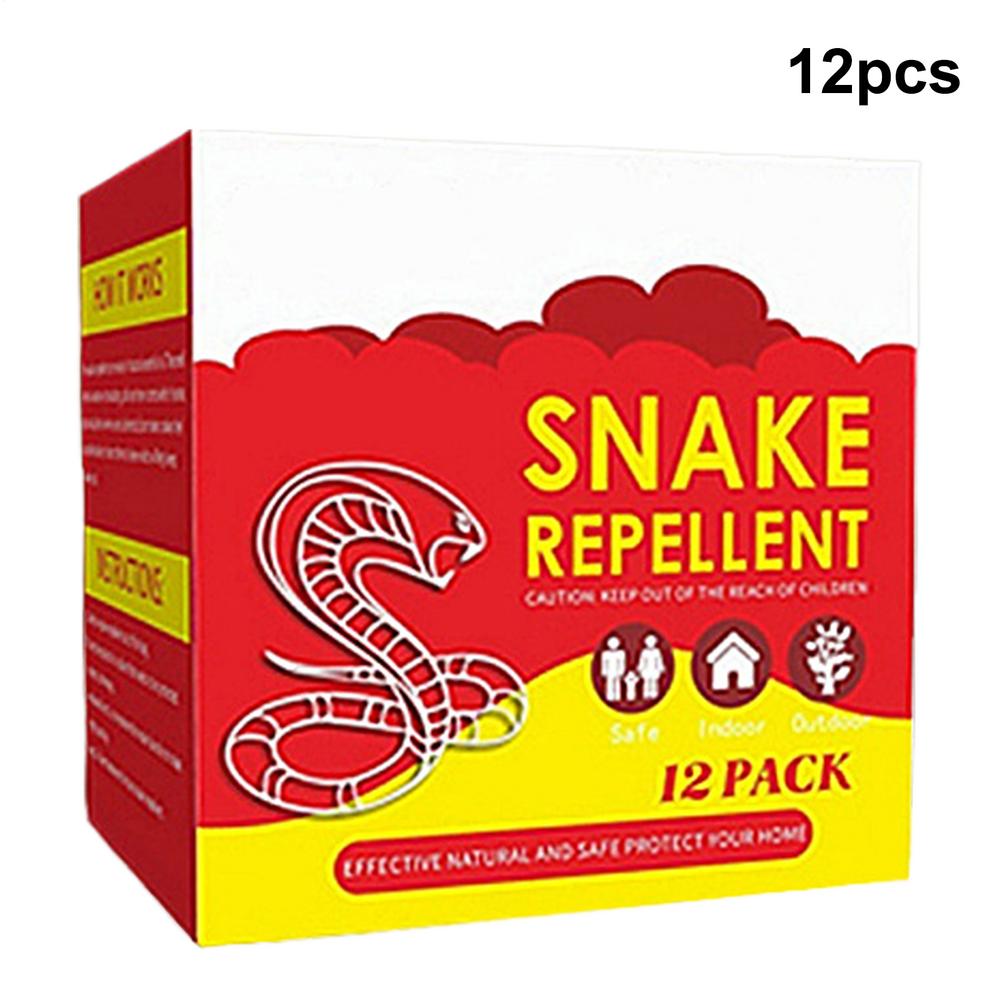 Snake Away Tablets Outdoor 12 Piece Rainproof Long-Lasting Powerful Yard Get Rid Of Snake Pill For Indoor Outdoor Yard Garden