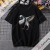 Pigeon Pigeoff Bird Birdwatcher Birdwatching Tshirt Cute Funny Graphic  Men Tshirt  Loose Oversized T Shirt