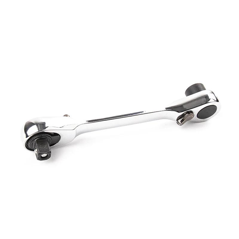 

Ключ с храповым механизмом 2 в 1, мини-отвертка с двусторонним шлицем, рукоятка, 72-зубчатый быстрый малый гаечный ключ 1 шт.