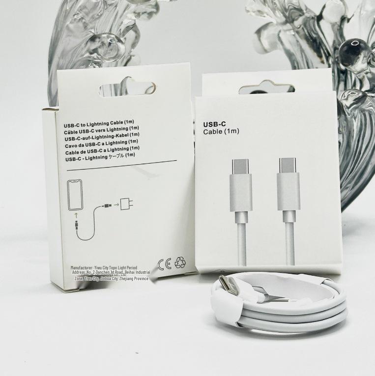 PD Charger with Super Fast Charging C-to-C Data Cable