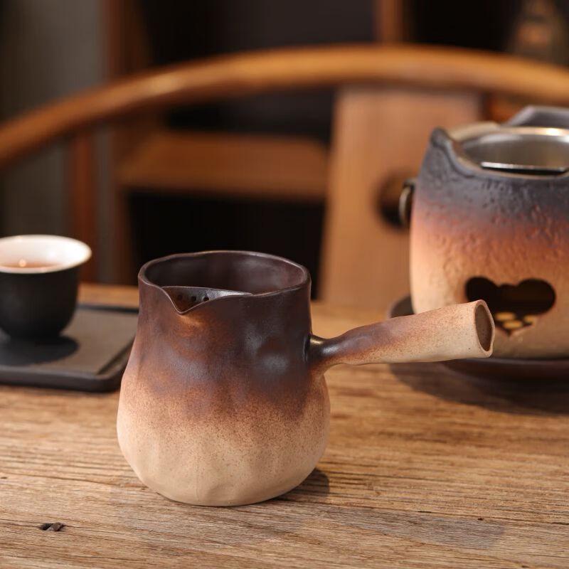 Qianyu Purple Clay Kiln Glaze Teapot
