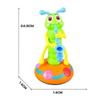 Children's Electric Dancing Wiggle Worm Light And Music Universal Sax Caterpillar Toy