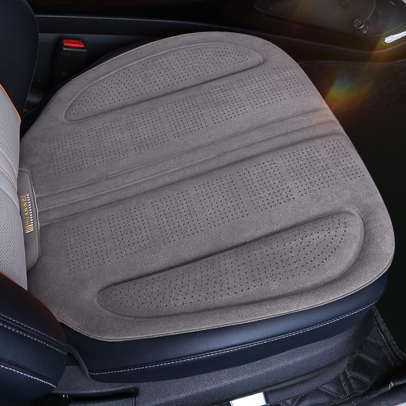 Universal Breathable Lambskin Suede Car Seat Cushion for All Seasons