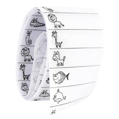Cotton Cartoon Sewing Appliques Name Label Tags Clothing Tapes DIY Patch for Kids and Sewing Kits