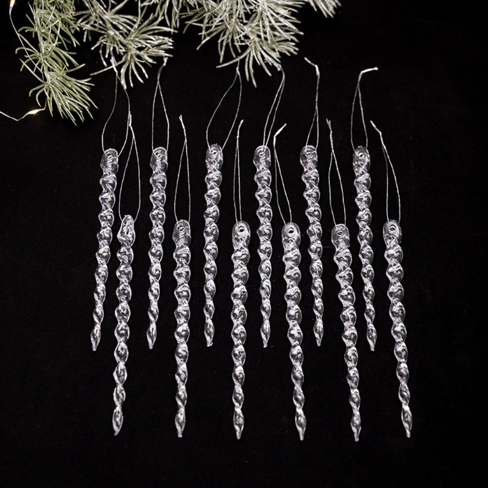 Acrylic Icicle Decorations Creative Party Holiday Decor High Quality Christmas Tree Ornaments