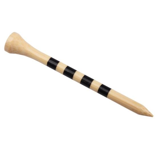 20 Stück Golf-Tees Gestreift Erhöhen Flugdistanz Spitze mit geringem Widerstand Stabilisieren 70/83mm Übungstraining Golfballhalter Golftraining