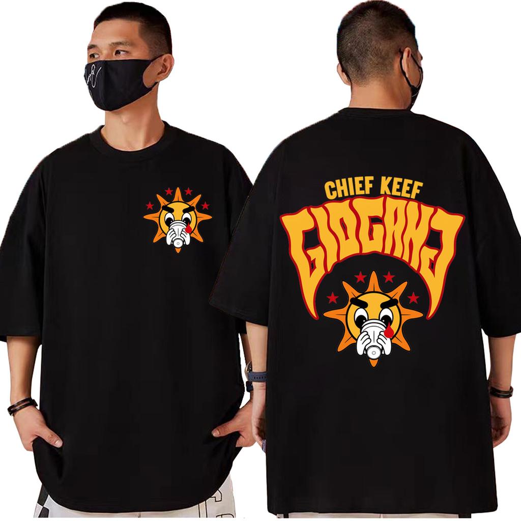 Rapper Chief Keef Tour 2026 T-shirts Men Women Clothing High Street Fashion Trend T Shirts Summer Casual Loose Cotton T-shirt