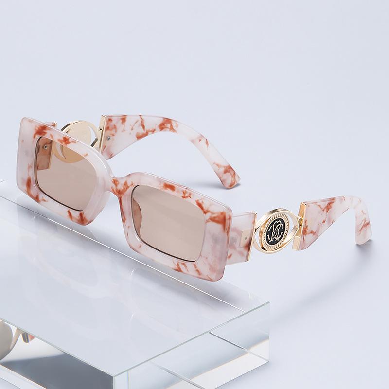 

New Square Small Frame Sunglasses For Women Street Photography Glasses Fashion Square Modern Sunglasses Jh3033