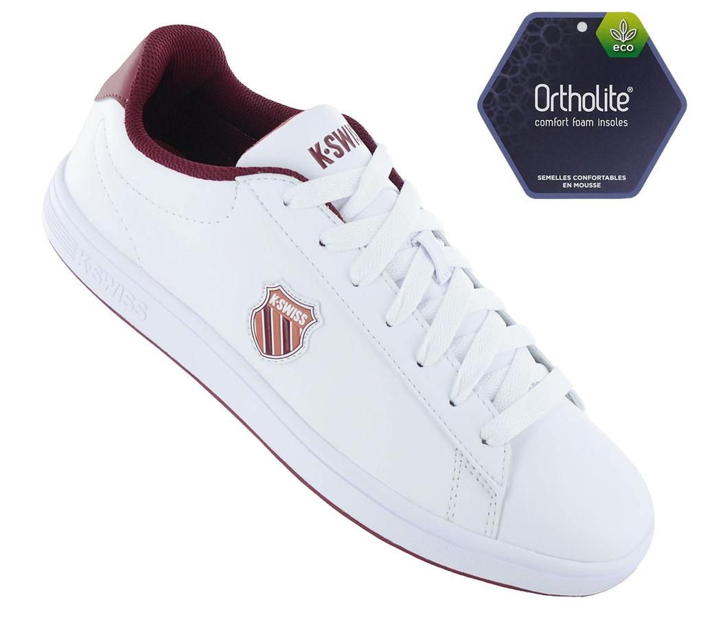 K-SWISS Classic Court Shield - Men's Sneakers Shoes White 06599-135-M ORIGINAL