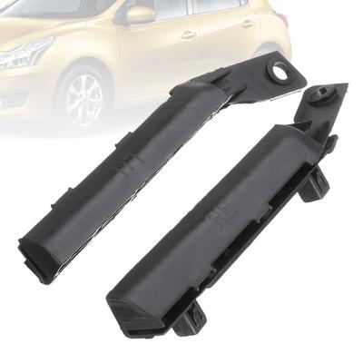 Black Front Left and Right Bumper Bracket for Nissan Versa 2007-2012 New