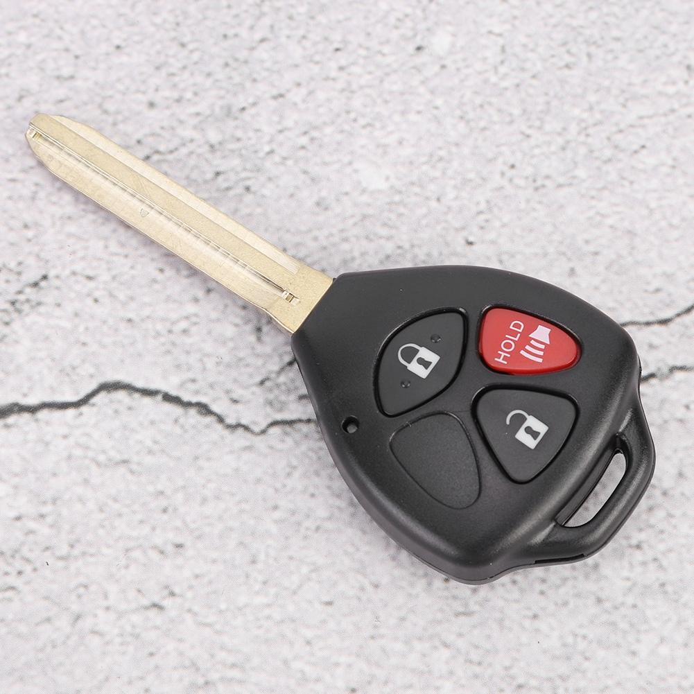 Replacement Smart Car Key Fob Remote for 2007-2013 with 3 Buttons Black Case MOZB41TG 4D-67