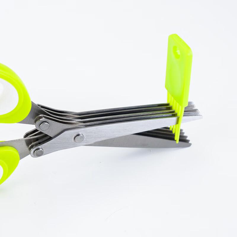 HSDIC 5-Blade Stainless Steel Kitchen Scissors