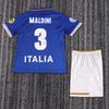 Vintage National Team Retro Football Jerseys Kids Classic Sports Training Shirts