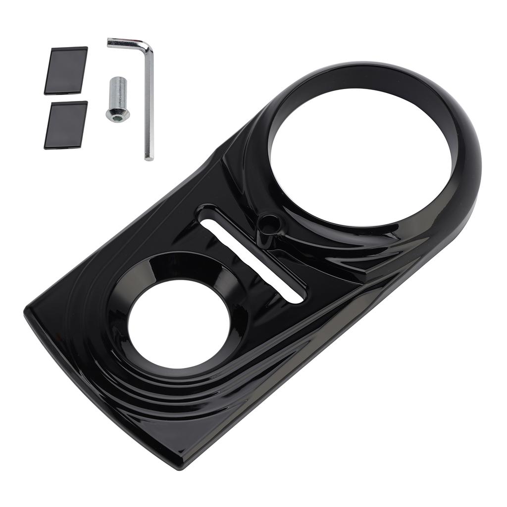 Gas Tank Dash Panel Insert Cover For Softail FLSTC FXST Street Glide Black