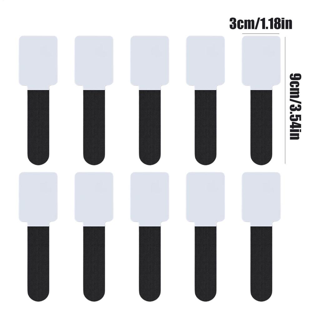 Selbstklebende Wiederverwendbare Klett-Kabelbinder Verstellbare Schnur-Organizer-Bänder für Schreibtisch Zuhause & Büro Kabelmanagement