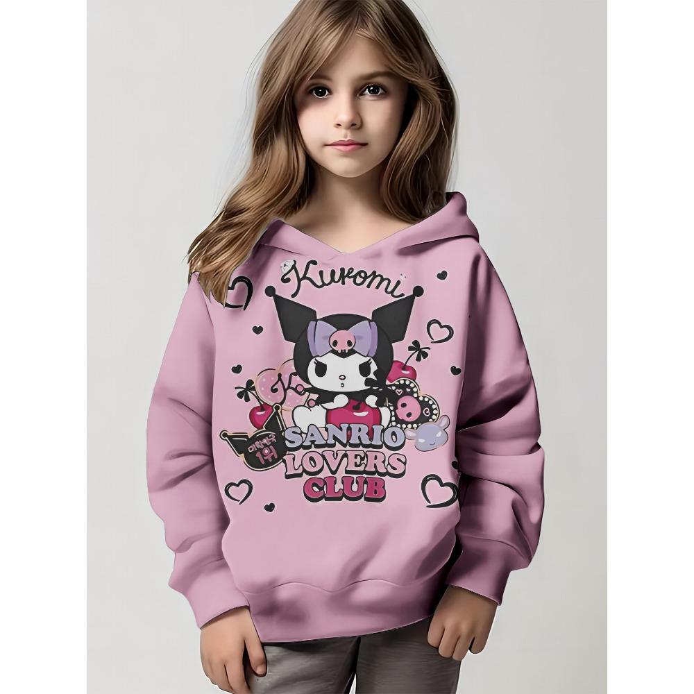 2025 Anime Cartoon Kuromi 3D Print All Seasons Children Casual Sweatshirt Cool Pullover Tops Unisex Clothes Hoodies