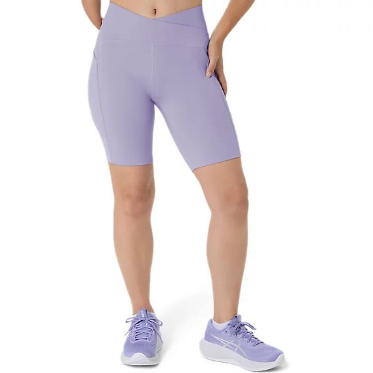 Asics Nagino Flex Ciclo Solid Color Breathable Stretch Knitted Cycling Pants Women bottoms 2032D367-500 L