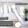 Transparent Crystal Female Masturbator - High Simulation Soft Cock Toy