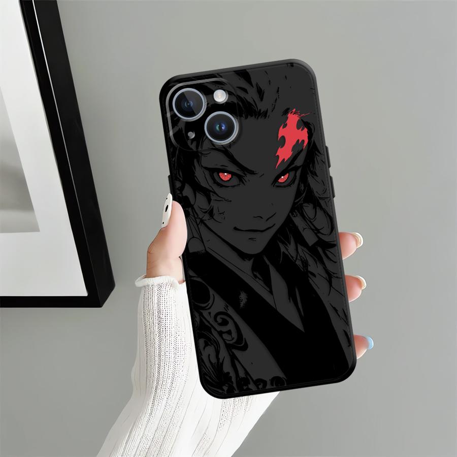 Hot Demonss Anime Slayers Soft Back Phone Cover Case for iPhone 15 Plus X XS XR 7 8 13 Mini 11 17Air 17 16 Pro Max 12 SE 14