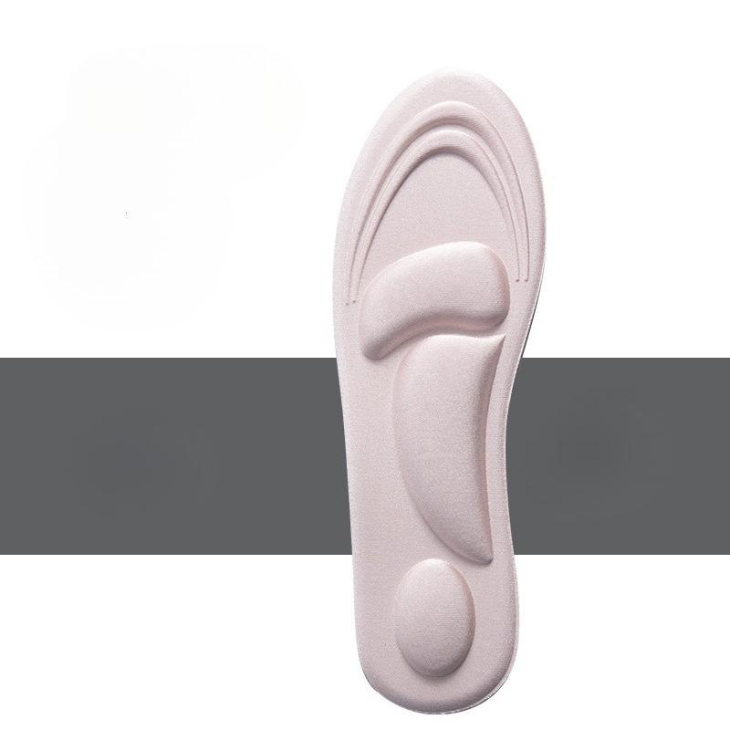 Sponge vložky Pain Relief Měkká 4D paměťová pěna Ortopedické vložky Boty ploché