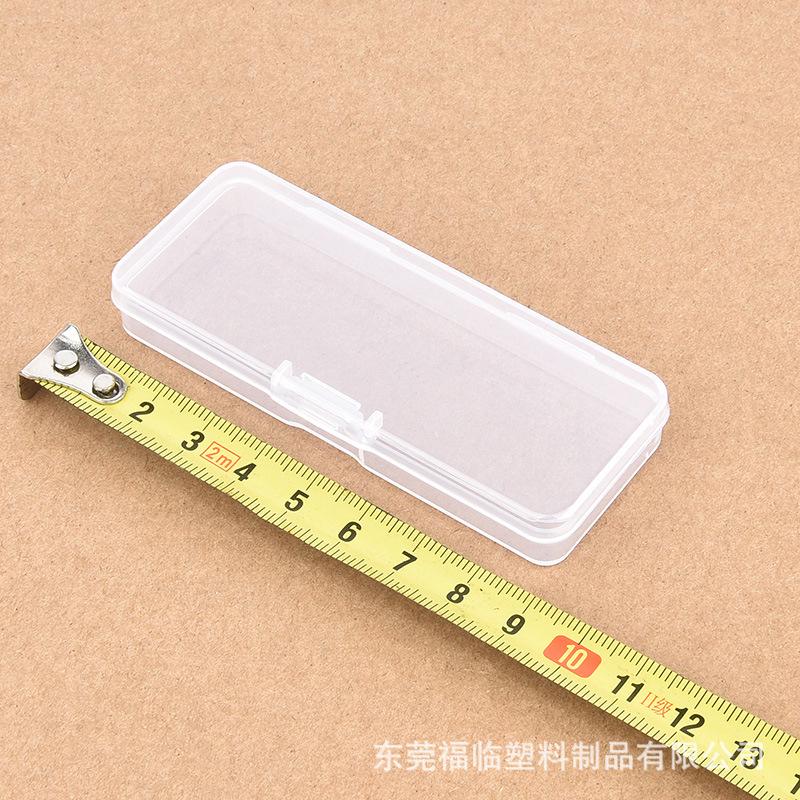 Transparent 88x35x13mm PP Rectangular Small Plastic Storage Box