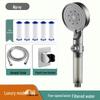 TLXT Luxury Pressurized Shower Head Set with Filter