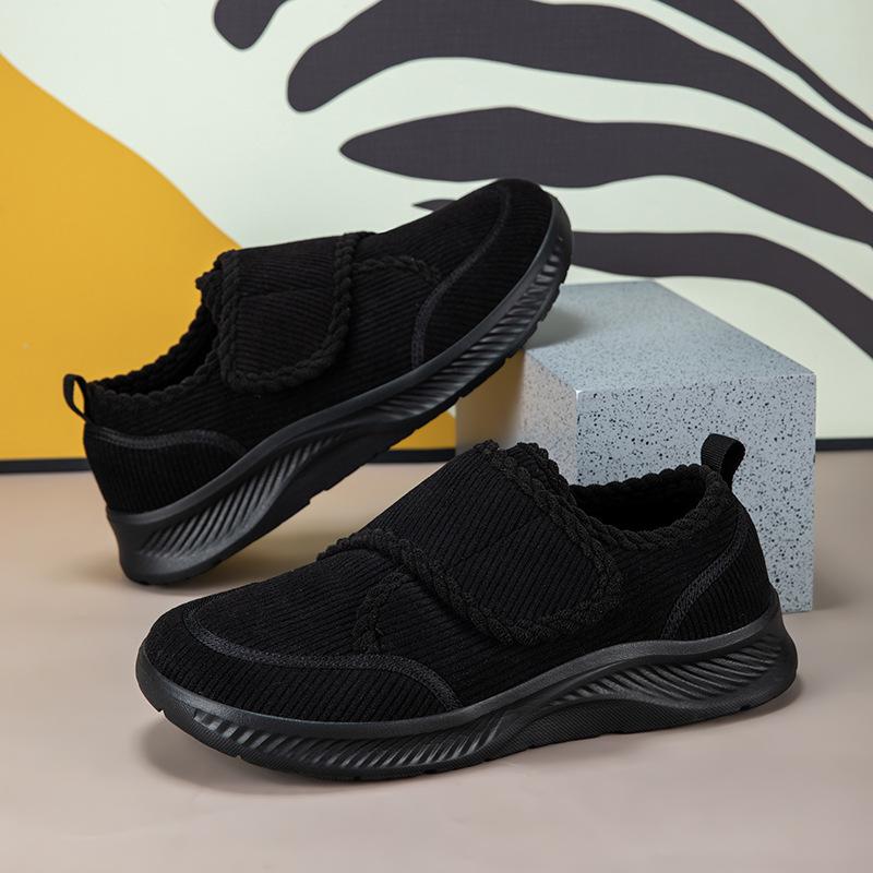 Men's shoes autumn and winter warm cotton shoes outdoor casual casual shoes wide head medium walking shoes