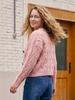 2026 Women's V-neck Cable Knit Cardigan - Autumn/Winter Loose Short Sweater