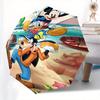 Goofy Donald Duck Mickey Automatic Opening and Closing Umbrella - Small Umbrella Suitable for Various Occasions, Portable 3-Fold Small Umbre