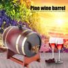 3л винтажная сосновая винная бочка винный бочонок аксессуары для пивоварения оборудование для домашнего пивоварения темно-коричневый 3л
