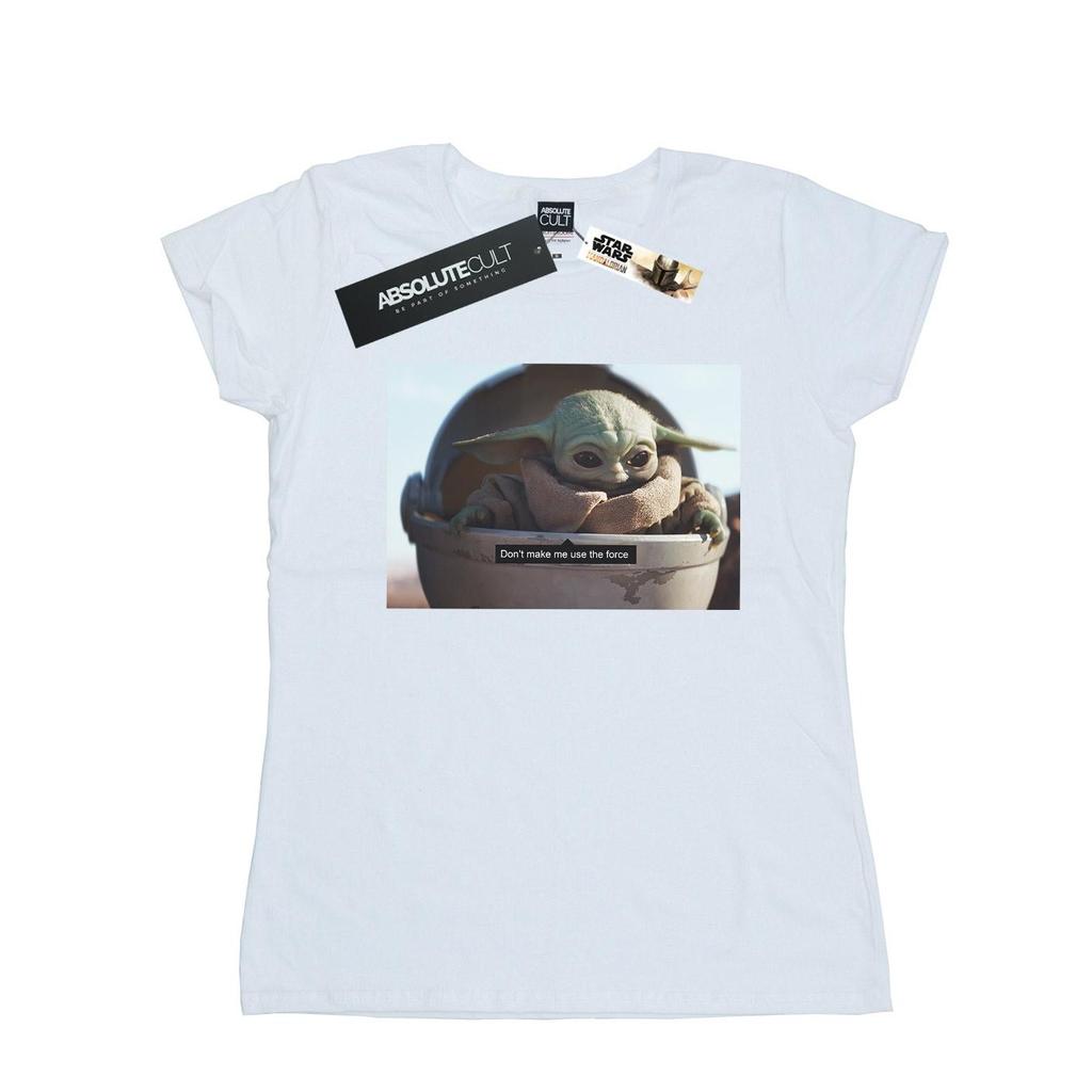 STAR WARS Womens/Ladies The Mandalorian Don´t Make Me Cotton T-Shirt