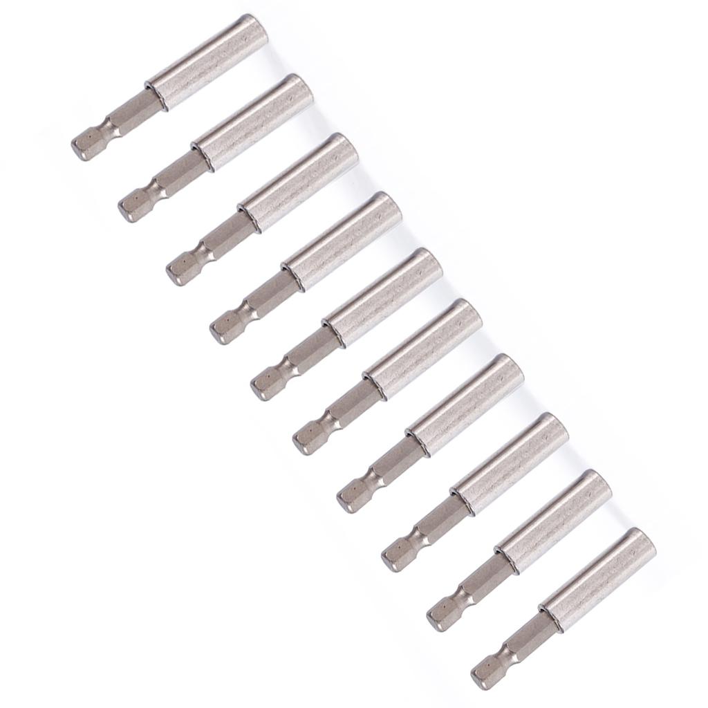 10Pcs Screwdriver Extension Socket Drill Bit Holder 14" Hex Power Tools