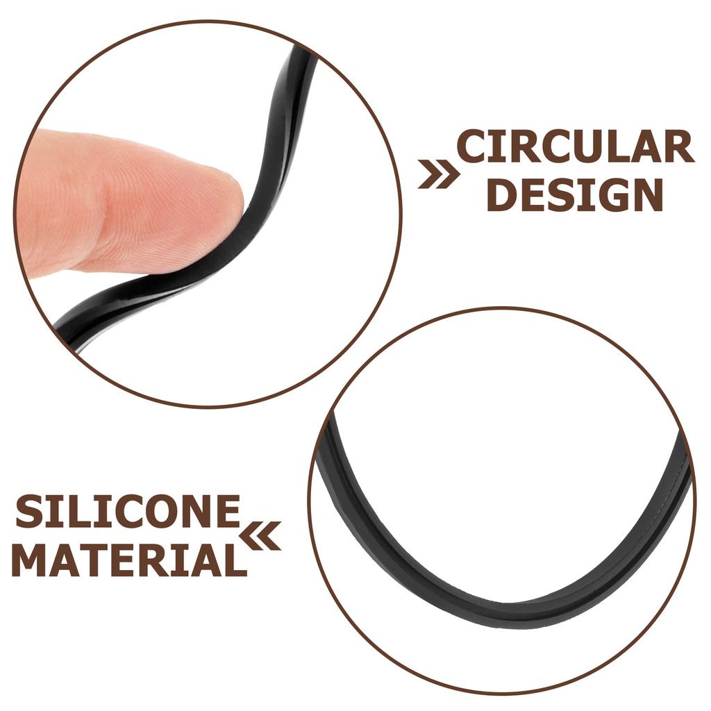 4Pcs Replacement Silicone Lid Sealing Rings for Insulated Cup O-Shaped Gasket Fit Tumbler Bottle Accessory Water Cup Parts